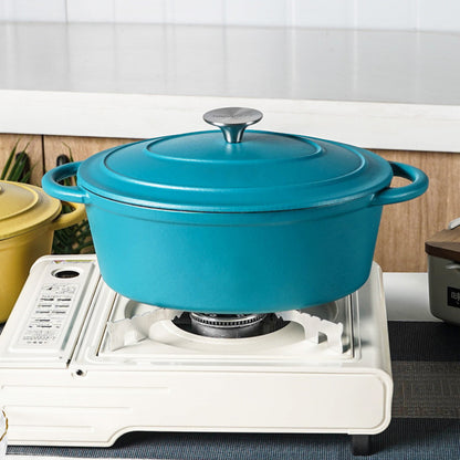 cocotte blue sur poele gaz