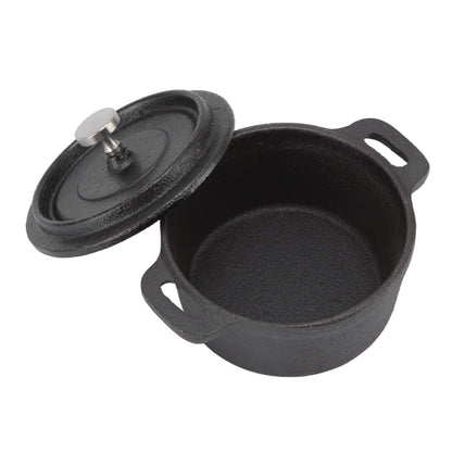 cocotte en fonte couvercle ouvert