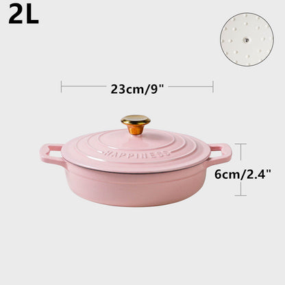 cocotte fonte rose 23 cm