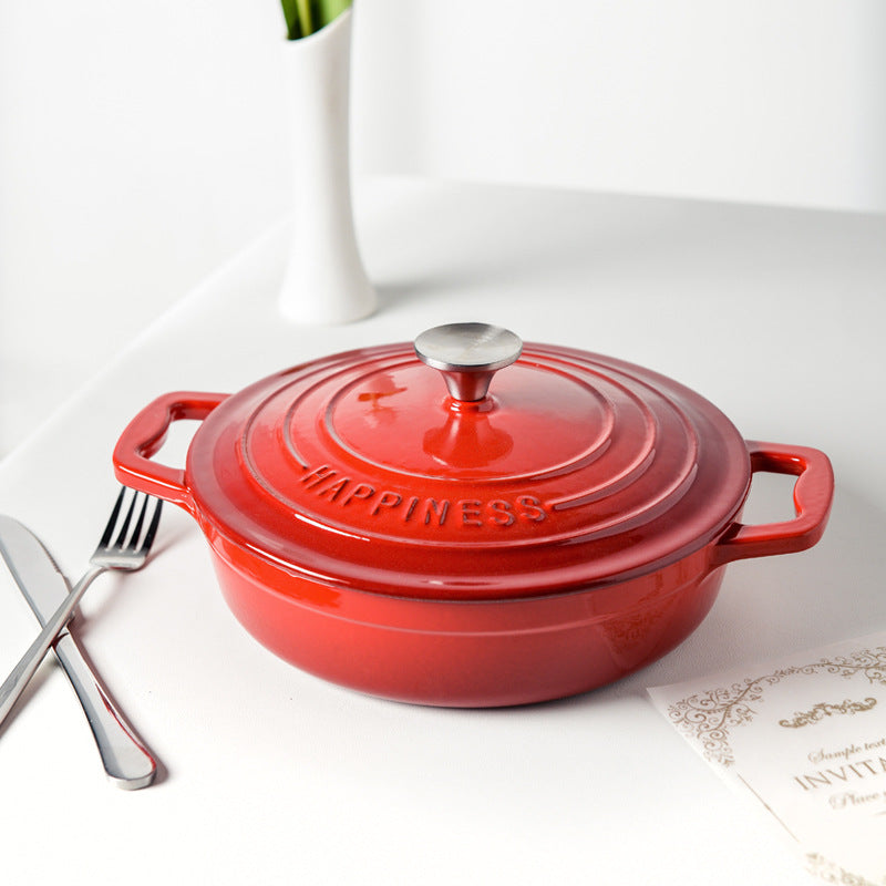 cocotte fonte rouge ustensile