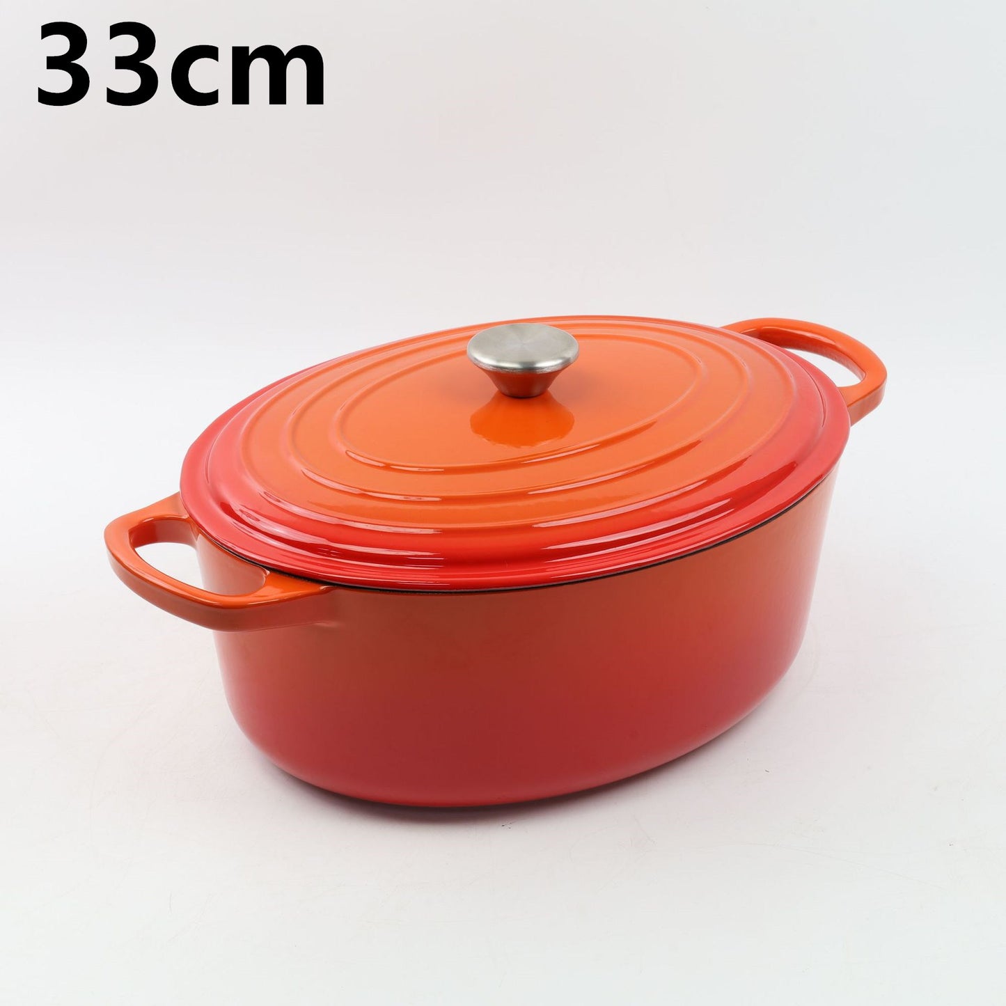 cocotte ovale orange 33 cm