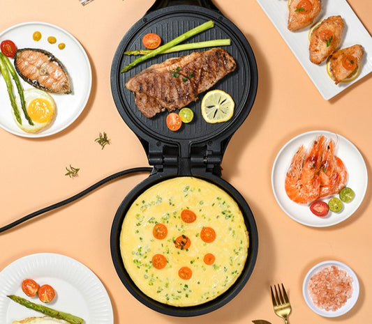 crepiere electrique 2 surfaces cuisson