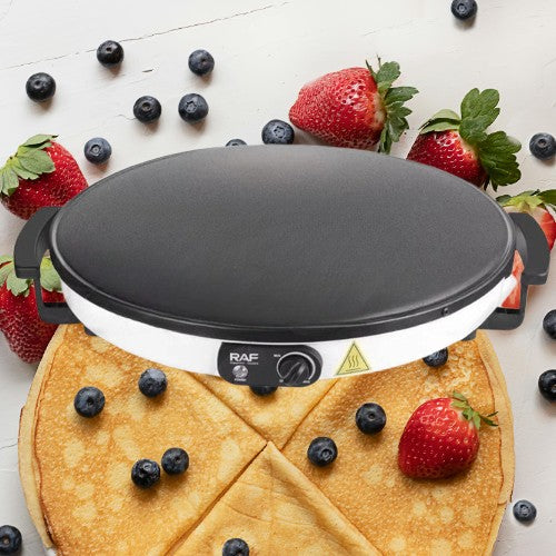 crepiere electrique blanche noir crepes fruits