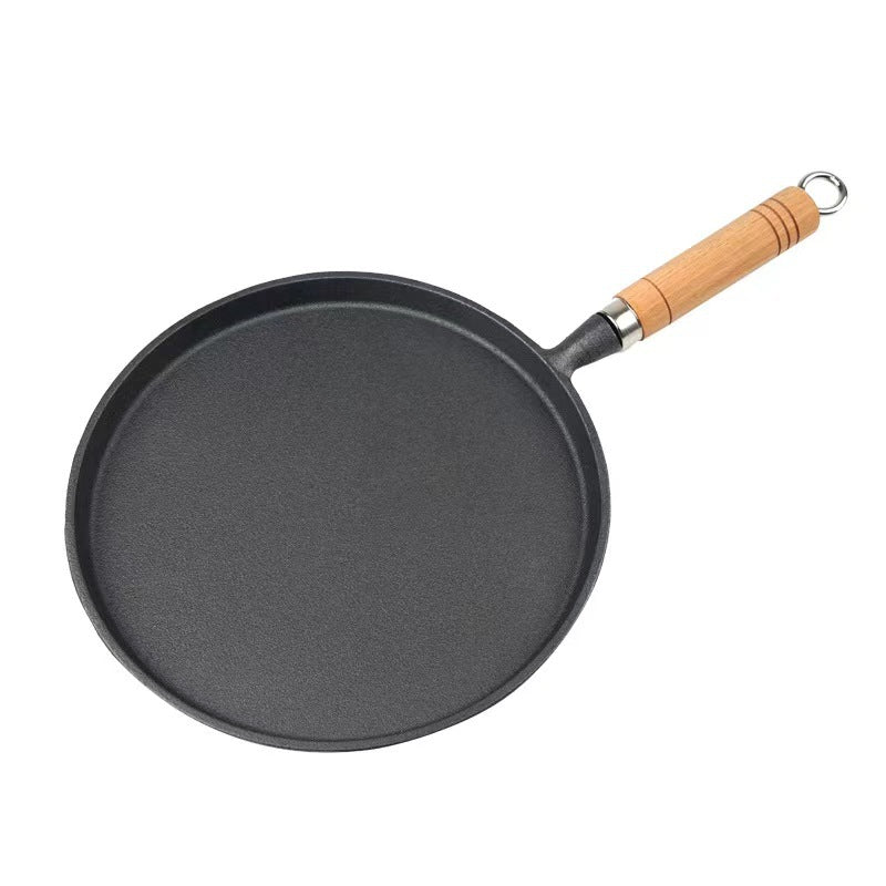 crepiere manche bois anneau