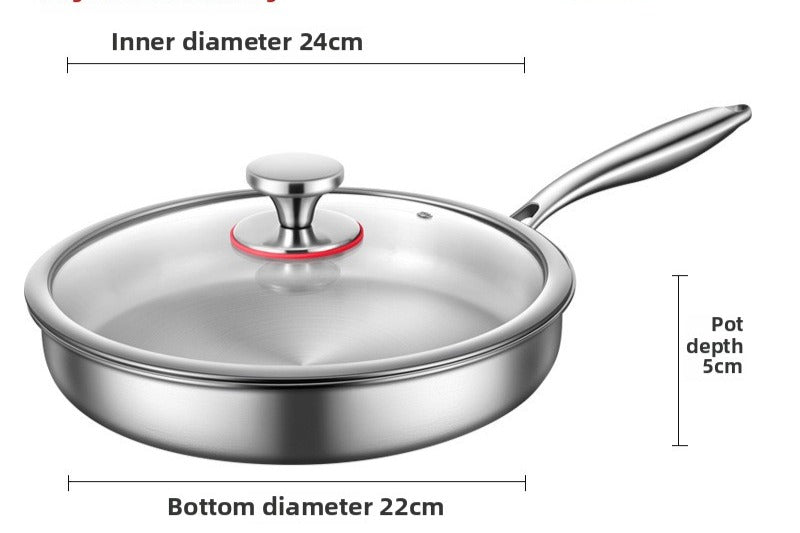 poele en inox 24 cm