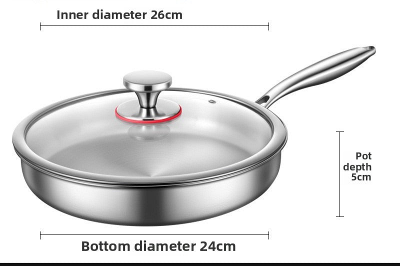 poele en inox 26 cm