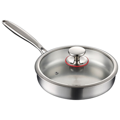 poele en inox avec couvercle