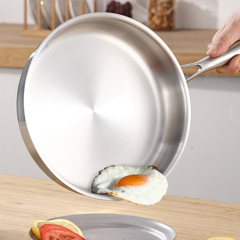 poele en inox oeuf glisse poele