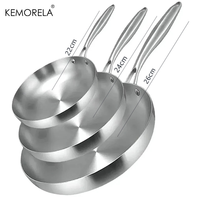 poele inox 22 24 26 cm