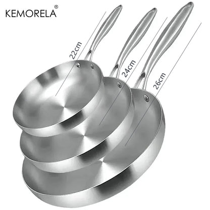 poele inox 22 24 26 cm
