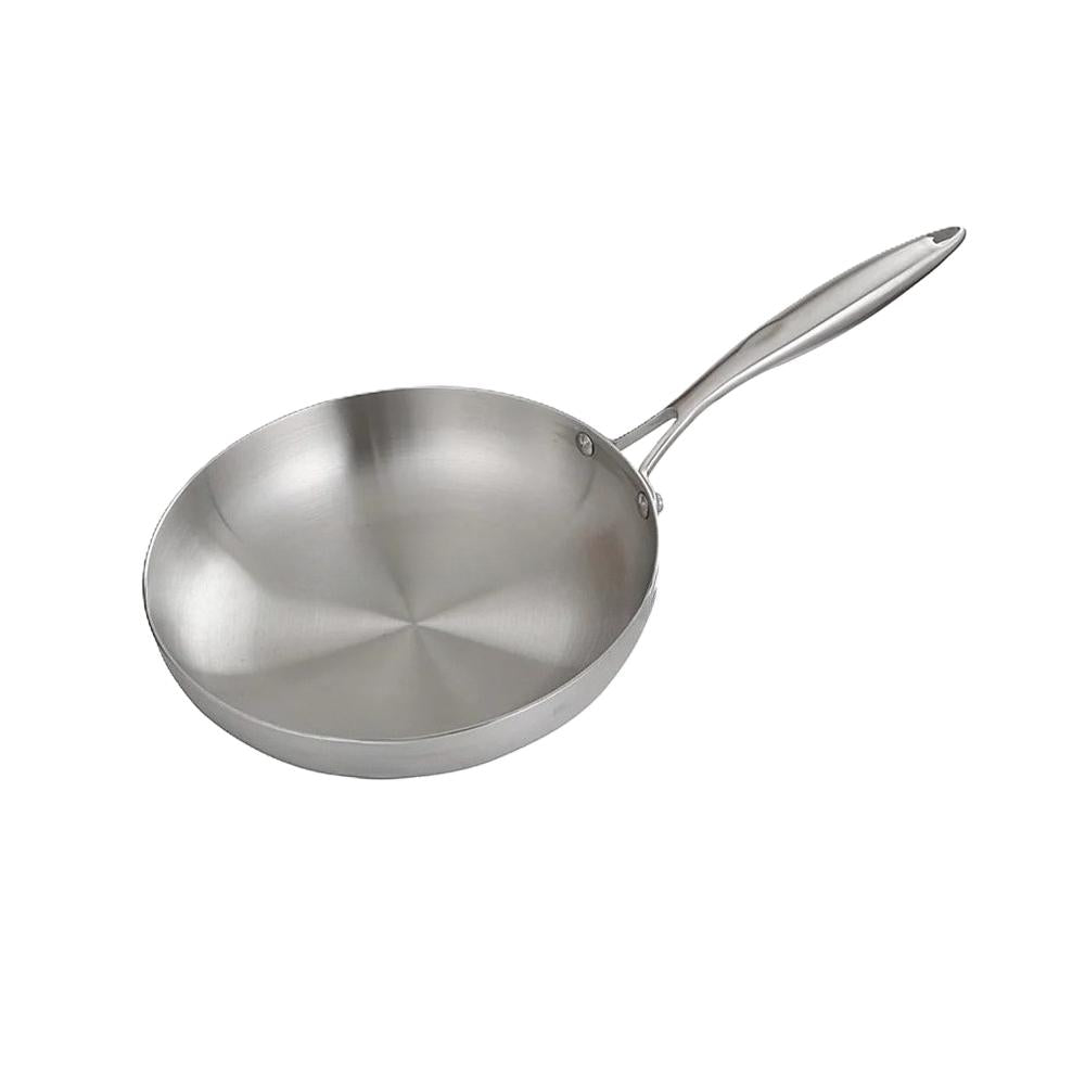 poele inox avec manche