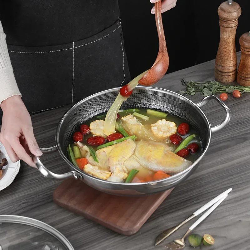 poele inox ideal pour preparation soupe