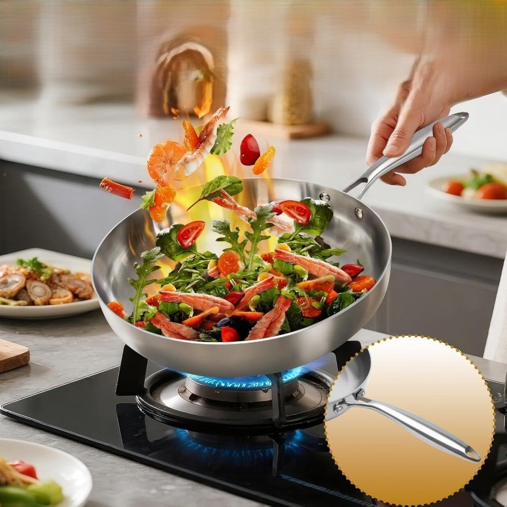 poele inox qualite professionnel